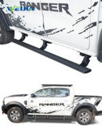 Ford Ranger Heavy Duty Electric Running Boards with LED Lights - Image 6